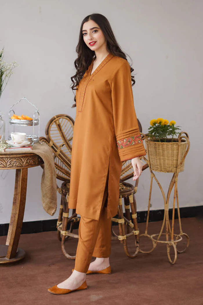 AISLING - 3PC DHANAK EMBROIDERED FA-09D