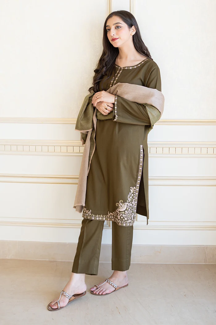 AISLING- 3PC DHANAK EMBROIDERED FA-74