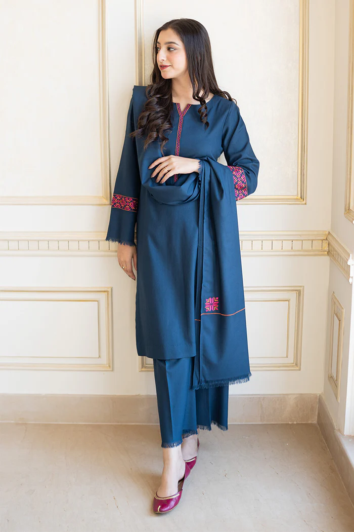 AISLING - 3PC DHANAK EMBROIDERED FA-70